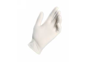 WEB_166510072.jpg GUANTI LATTICE "LATEX" BIANCO C/POLVERE TG. L - 8/8,5 - immagine 1