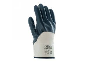 WEB_188400251.jpg GUANTI NBR NITRIPLUS DORSO AREATO MANICHETTA TG. 10 - immagine 1