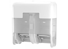 WEB_188800064.jpg DISTRIBUTORE BIANCO IGIENICA S/ANIMA 4 ROTOLI TORK OPTISERVE - immagine 1