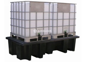 WEB_190100018.jpg VASCA POLIETILENE ECO PER 2 CISTERNETTE DA LT. 1000 - immagine 1