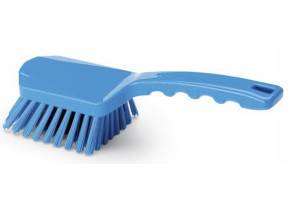 WEB_197400023.jpg SPAZZOLA C/MANICO CORTO BLU CM. 26 "HYGIENE" - immagine 1