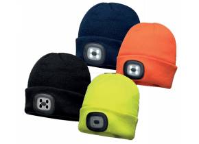 WEB_212100279.jpg BERRETTO LUCE LED RICABICABILE USB ARAN-NERO-BLU-GIALLO - immagine 1