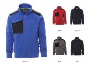 WEB_212100527.jpg FELPA WORK 2.0 FULLZIP BICOLORE VARI COLORI TG. XS-5XL - immagine 1