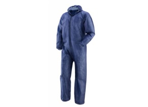 WEB_212100743.jpg TUTA COVERALL SMS BLU FIRE RETARDANT CON ZIP GR. 65 L/2XL - immagine 1