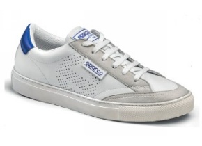 WEB_212100815.jpg SCARPA SPARCO S-TIME SNEAKERS BIANCO/BLU TG.35-48 - immagine 1