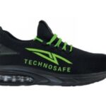 SCARPA TECHNOSAFE NEON S1PL ESD BLACK GREEN SHOCK TG.36-47