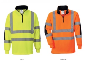 WEB_212100881.jpg FELPA PORTWEST RUGBY XENON HI-VIS TG. S/5XL - immagine 1