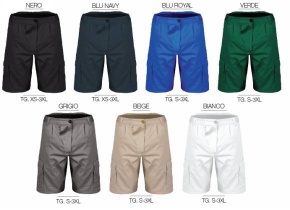 WEB_212100910.jpg BERMUDA MULTITASCHE GABARDINE VARI COLORI TG. 4XL - immagine 1