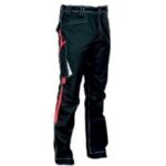 PANTALONE BARRERIO ERGOWEAR NERO/ROSSO TG. 44-64