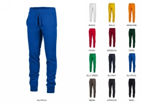 WEB_212100942.jpg PANTALONE JOIN IN FELPA VARI COLORI TG. XXS-5XL - immagine 1