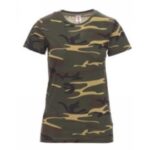 T-SHIRT SUNSET LADY DONNA MANICA CORTA MIMETICA TG. XS-2XL