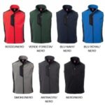 GILET CORK SOFT SHELL VARI COLORI TG. XXS-5XL