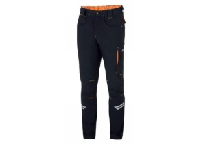 WEB_212101006.jpg PANTALONE KANSAS SPARCO NERO/ARANCIO TG. XS-3XL - immagine 1