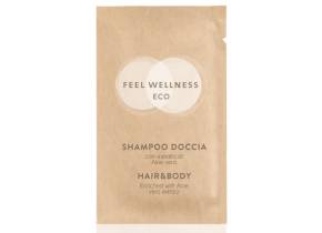 WEB_213600020.jpg BUSTINA SHAMPOO-DOCCIA "FEEL WELLNESS ECO" ML. 10 - immagine 1