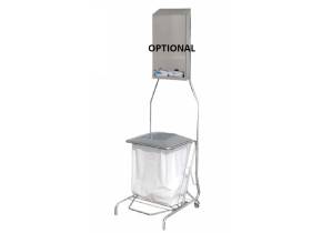 WEB_217600014.jpg CARRELLO ACCIAIO "COMPACT" A SACCO PORTA DISTRIBUTORI LT. 45 - immagine 1