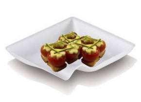 WEB_241500013.jpg PIATTO FINGERFOOD BIO 8X8CM - immagine 1