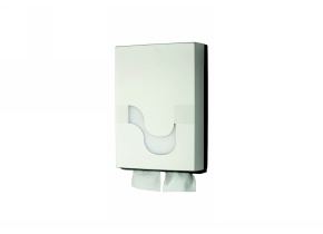 WEB_277500043.jpg DISPENSER MEGAMINI DOPPIO BIANCO IGIENICA PIEGATA - immagine 1