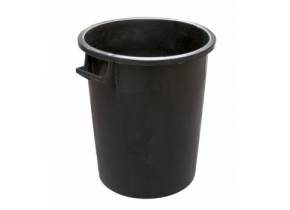 WEB_298000009.jpg CONTENITORE RIFIUTI NERO S/COPERCHIO LT. 75 - immagine 1