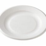ASSIETTE PULPE DE CANNE Ø 180 MM PAR 50