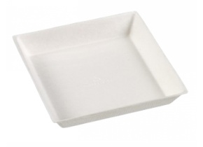 WEB_317800062.jpg ASSIETTE QUARTZ PULPE DE CANNE BLANCHE 130X130 MM - immagine 1