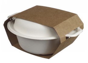 WEB_317800082.jpg BANDEAU CARTON KRAFT POUR COCOTTE 1700 ML PULPE DE CANNE - immagine 1
