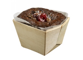 WEB_317800092.jpg VASCHETTA QUADRATA ALTA CON CARTA FORNO 180 ML - immagine 1
