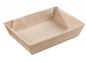 WEB_317800098.jpg VASCHETTA RETTANGOLARE CON CARTA FORNO 815 ML - immagine 1