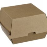 SCATOLA PER HAMBURGER PREMIUM PICCOLA 130X130X83 MM
