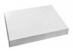 WEB_317800170.jpg SCATOLA CARTONE VERNICIATO PER VASSOIO CATERING 435X295MM - immagine 1
