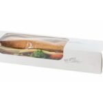 SCATOLA PER PANINI PREMIUM CON FINESTRELLA 290X75X55 MM