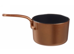 WEB_317800277.jpg CASSEROLE ESKOFFIÉ 45 ML CUIVRÉE/NOIRE PAR 24 - immagine 1