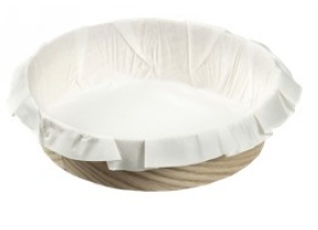 WEB_317800282.jpg TEGLIA CIRCOLARE LEGNO CON CARTA FORNO Ø 160 MM - immagine 1