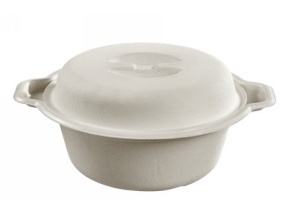 WEB_317800286.jpg COCOTTE 1700 ML PULPE DE CANNE LAMINÉE + COUVERCLE PAR 20 - immagine 1