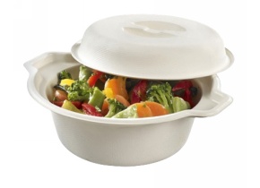 WEB_317800287.jpg COCOTTE 750 ML PULPE DE CANNE LAMINÉE + COUVERCLE PAR 25 - immagine 1