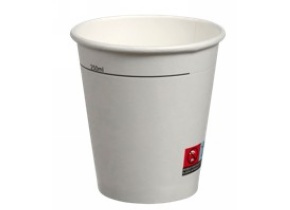WEB_317800549.jpg BICCHIERE BIANCO 350 ML GRADUATO 250 ML - immagine 1