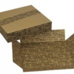 VASSOIO CITY NERO CON COPERCHIO CARTONE 300X270 MM