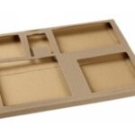 SUPPORTO POLARIS CON 4 SCOMPARTI PER STOVIGLIE QUARTZ