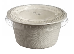 WEB_317800853.jpg POT À SAUCE 50 ML PULPE DE CANNE + COUVERCLE RPET PAR 50 C&C - immagine 1