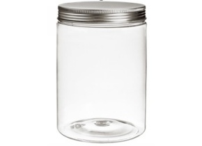 WEB_317800857.jpg BARATTOLO TORNILLO PET CON COPERCHIO ALLUMINO 1.000 ML - immagine 1