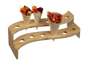 WEB_317800958.jpg ESPOSITORE LEGNO BAMBÙ PER 12 CONI - immagine 1