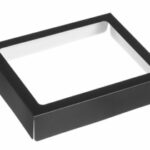 COPERCHIO NERO CON FINESTRA PER VASSOIO FENIX 1/2 GN