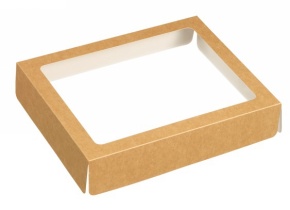 WEB_317801109.jpg COPERCHIO KRAFT CON FINESTRA PER VASSOIO FENIX 1/2 GN - immagine 1