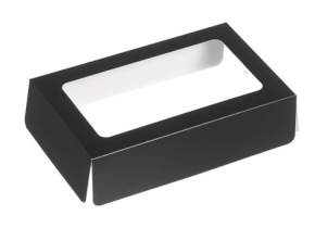 WEB_317801112.jpg COPERCHIO NERO CON FINESTRA PER VASSOIO FENIX 1/4 GN - immagine 1