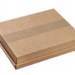VASSOIO PASTO ECOKRAFT CON COPERCHIO DECORATO FOGLIA