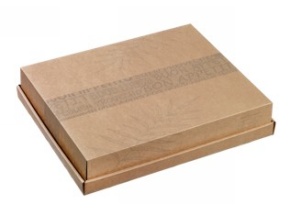 WEB_317801145.jpg VASSOIO PASTO ECOKRAFT CON COPERCHIO DECORATO FOGLIA - immagine 1