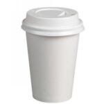 BICCHIERE 100% CARTONE BIANCO 220 ML