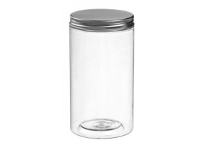 WEB_317801284.jpg BARATTOLO TORNILLO PET CON COPERCHIO ALLUMINO 520 ML - immagine 1