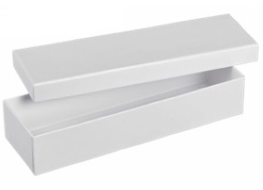 WEB_317801367.jpg COFANETTO BIANCOCOPERCHIO CARTONE SPESSO LACCATO 245X80X50MM - immagine 1