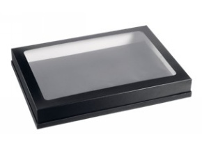 WEB_317801374.jpg COPERCHIO NERO CON FINESTRA PER VASSOIO FENIX ATLAS 1/1 - immagine 1