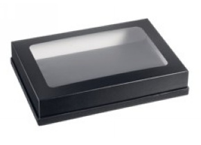 WEB_317801377.jpg COPERCHIO NERO CON FINESTRA PER VASSOIO FENIX ATLAS 1/2 - immagine 1